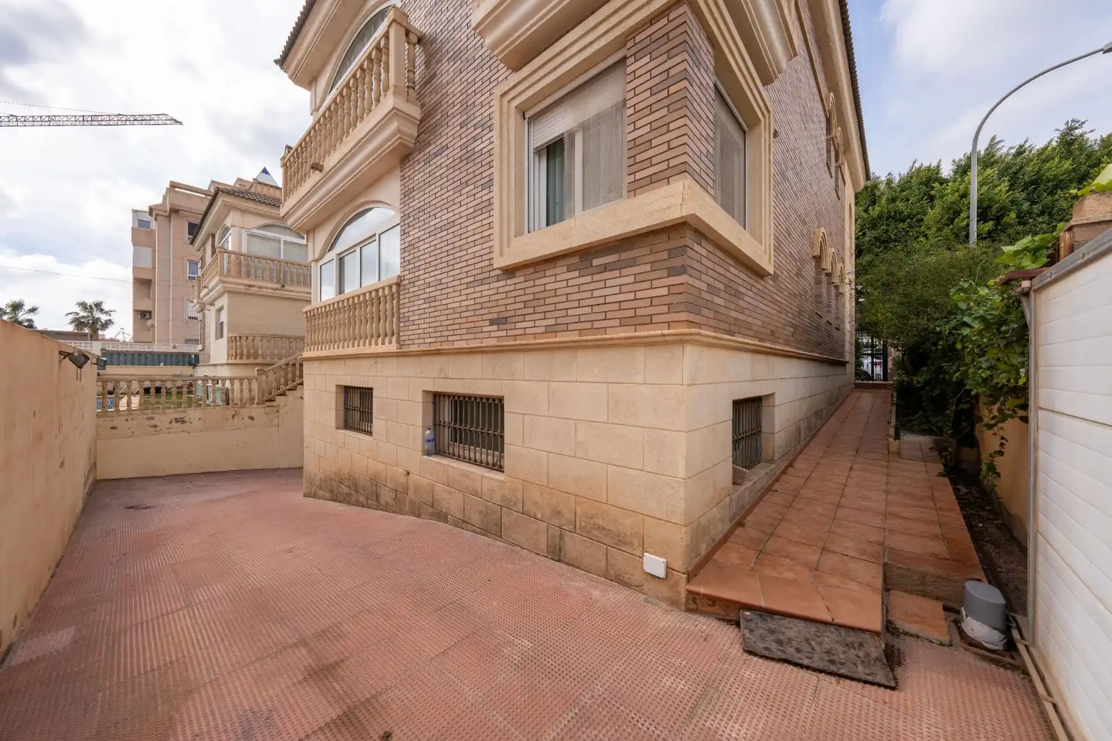 Exterior view of Houses for sale in Roquetas de Mar  with Air Conditioner, Private garden and Terrace