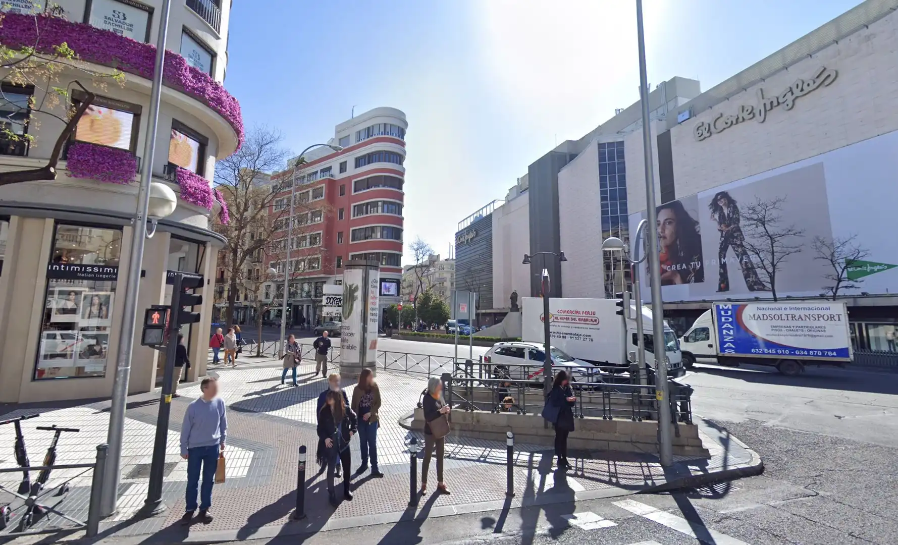 Exterior view of Flat for rent in Madrid  with Air Conditioner, Heating and Furnished