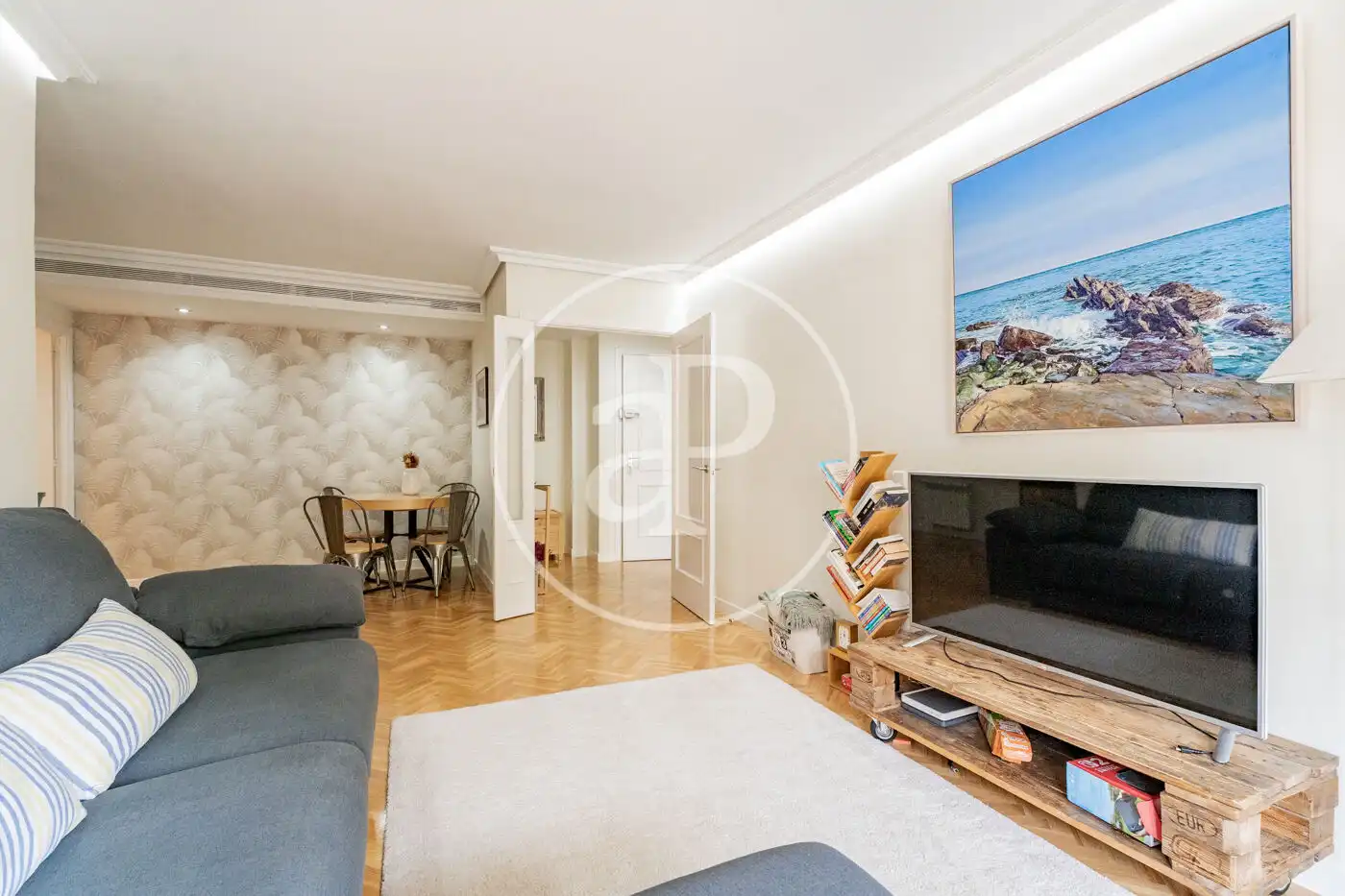 Außenansicht von Wohnung zum Verkauf in Pozuelo de Alarcón mit Klimaanlage, Heizung und Privatgarten