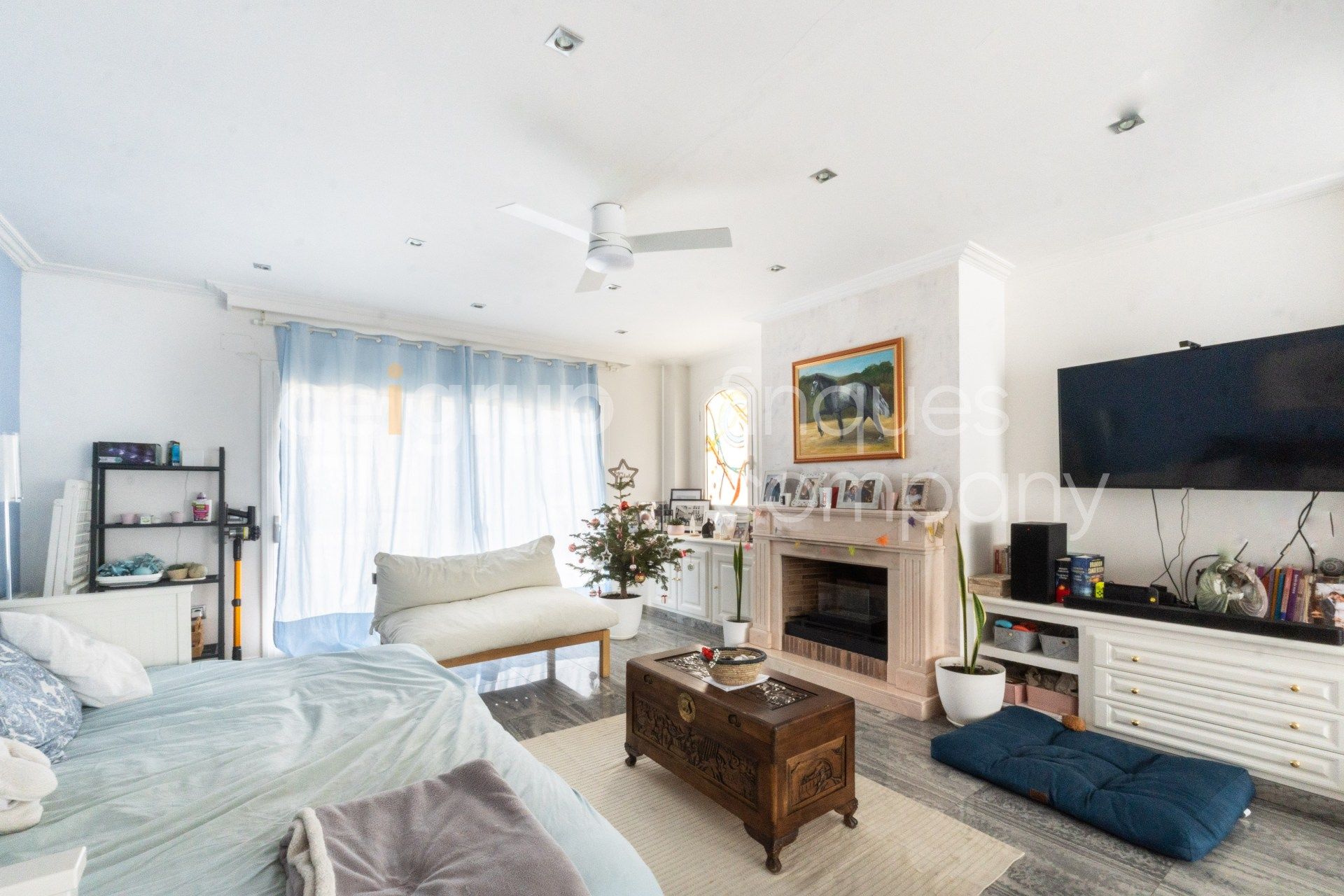 Living room of House or chalet for sale in Vilablareix  with Heating and Terrace