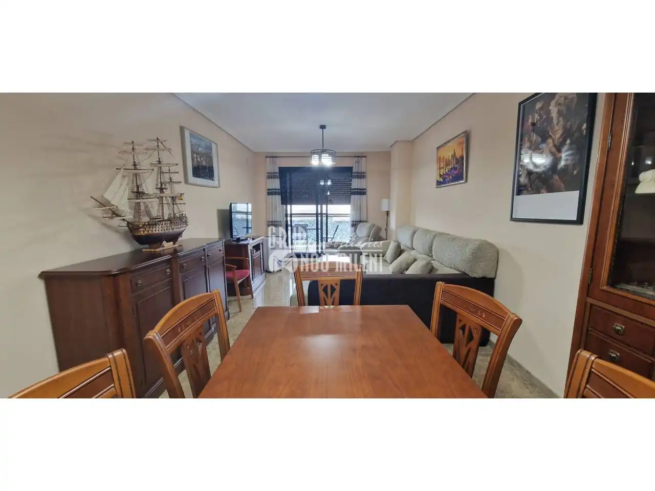 Living room of Flat for rent in Catarroja  with Air Conditioner, Heating and Terrace