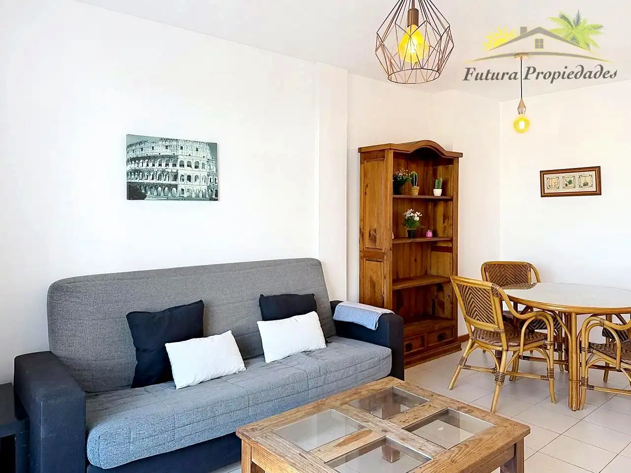 Sala de estar de Piso en venta en Teguise con Terraza y Piscina comunitaria