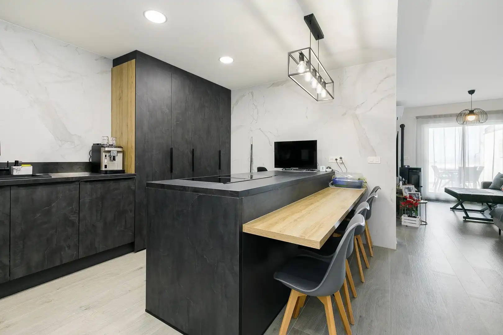 Cocina de Ático en venta en Jun con Aire acondicionado, Calefacción y Jardín privado