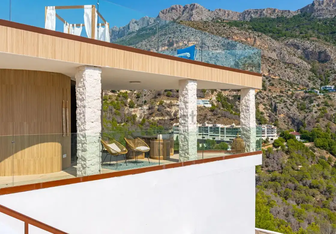 Terraza de Casa o chalet en venta en Altea con Aire acondicionado, Calefacción y Jardín privado