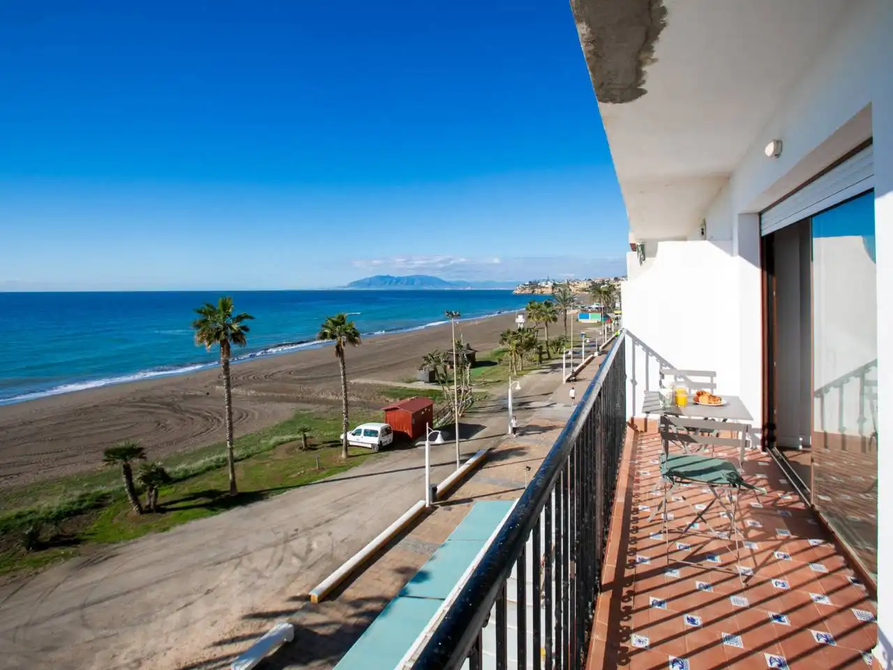 Bedroom of Flat for rent in Rincón de la Victoria  with Air Conditioner, Terrace and Furnished