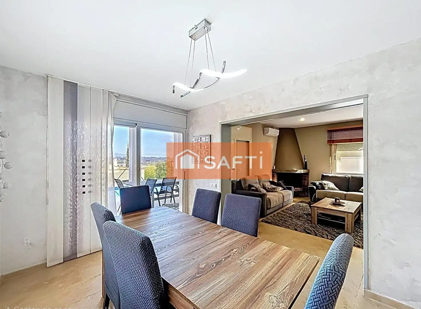 Living room of Houses for sale in Pacs del Penedès  with Air Conditioner, Heating and Terrace