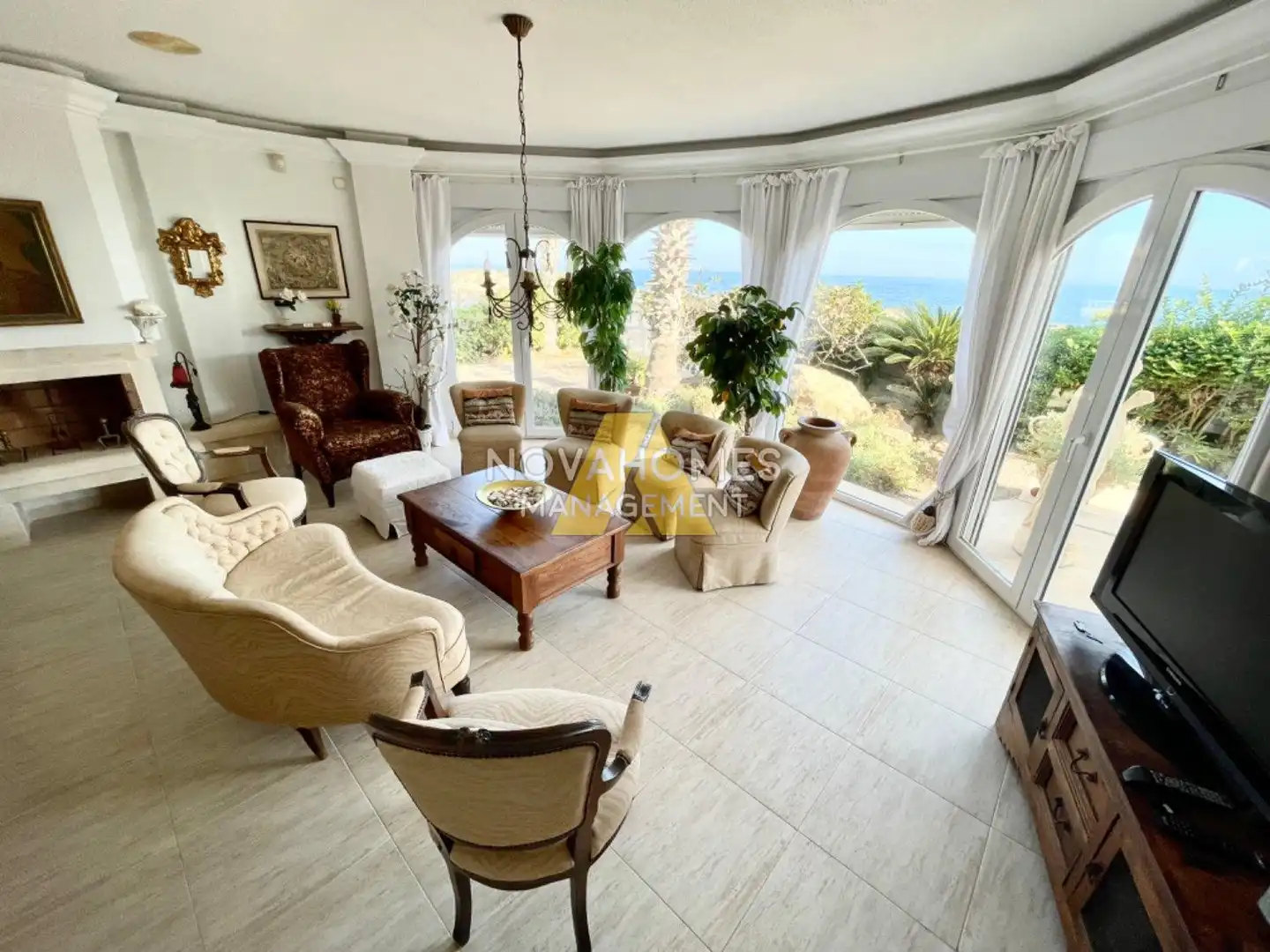 Living room of Houses for sale in La Manga del Mar Menor  with Terrace, Storage room and Swimming Pool
