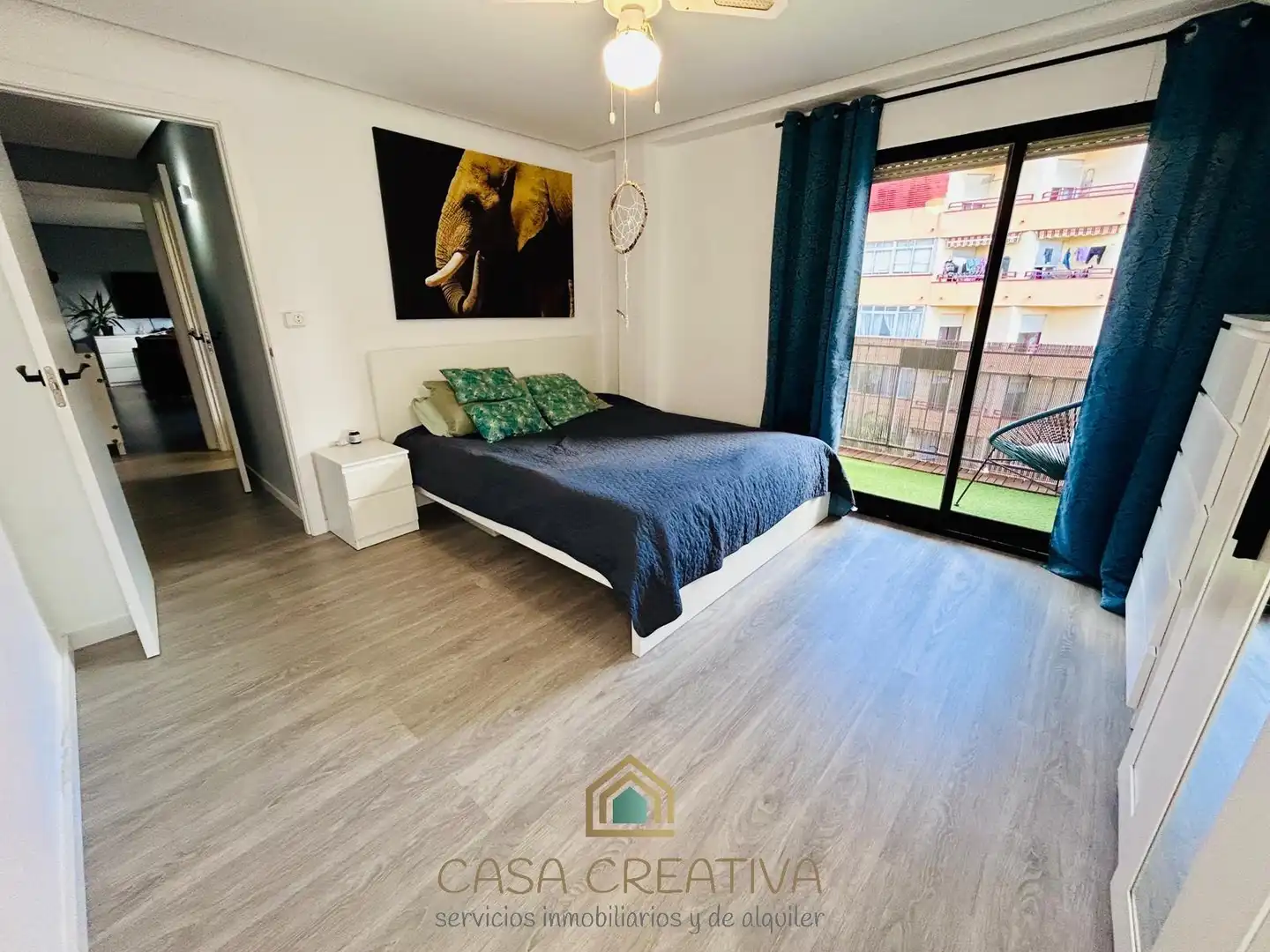 Schlafzimmer von Wohnung zum Verkauf in Gandia mit Privatgarten, Terrasse und Möbliert