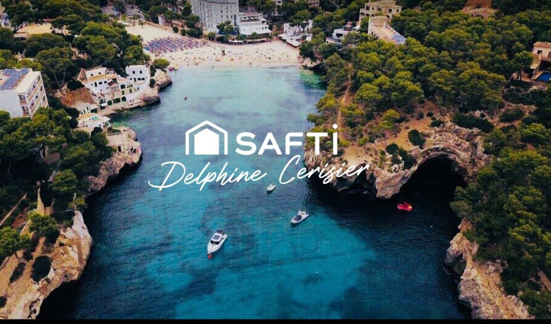 Außenansicht von Wohnungen zum Verkauf in Santanyí mit Klimaanlage, Terrasse und Schwimmbad