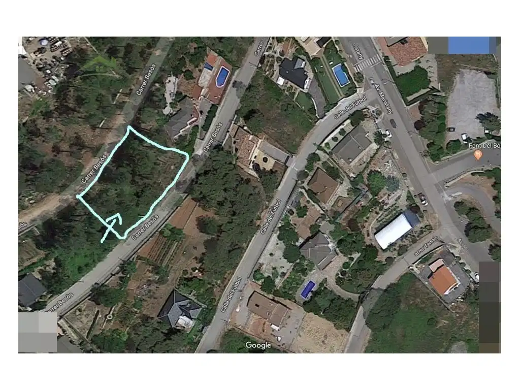Terreny residencial en venda a Carrer Besôs
