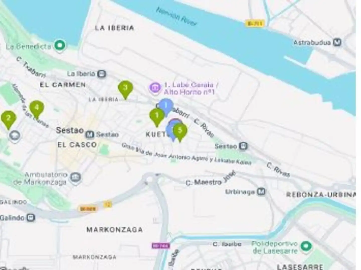 Vista exterior de Piso en venta en Sestao 