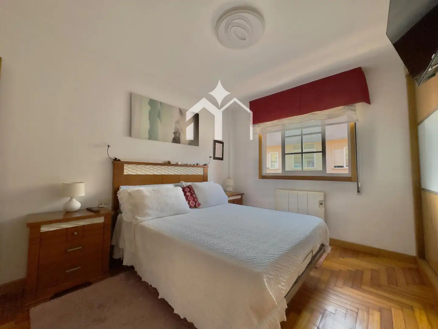 Dormitori de Apartament en venda en Moaña amb Calefacció, Parquet i Terrassa