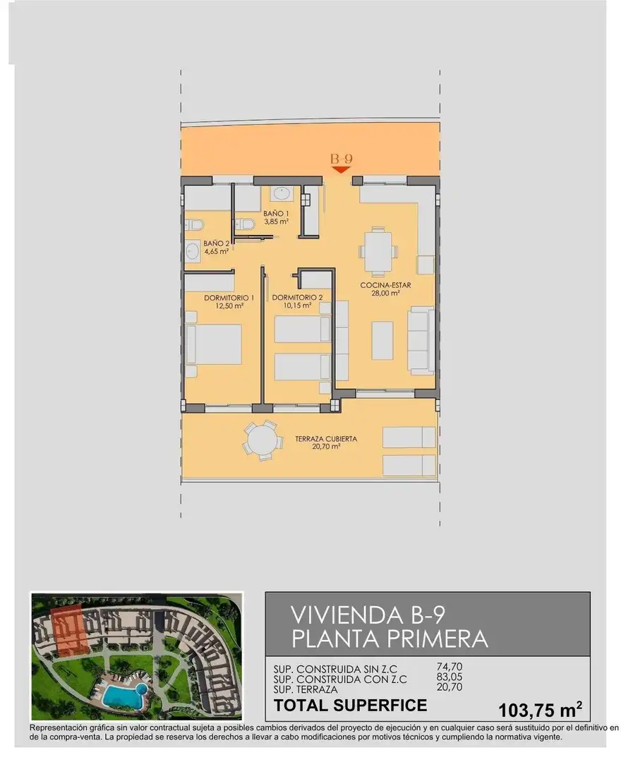 Appartement compact avec piscine à vendre à N/A, imagen 24