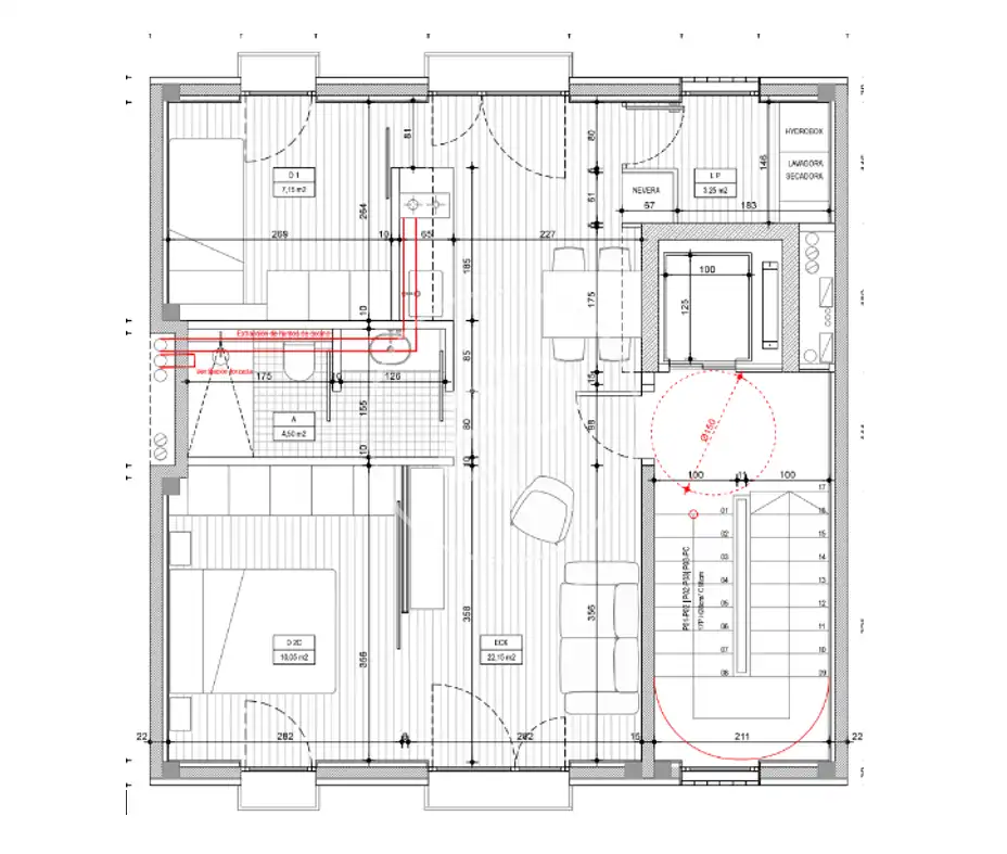 Wohnung zum Verkauf in Barcelona mit Klimaanlage, Heizung und Balkon