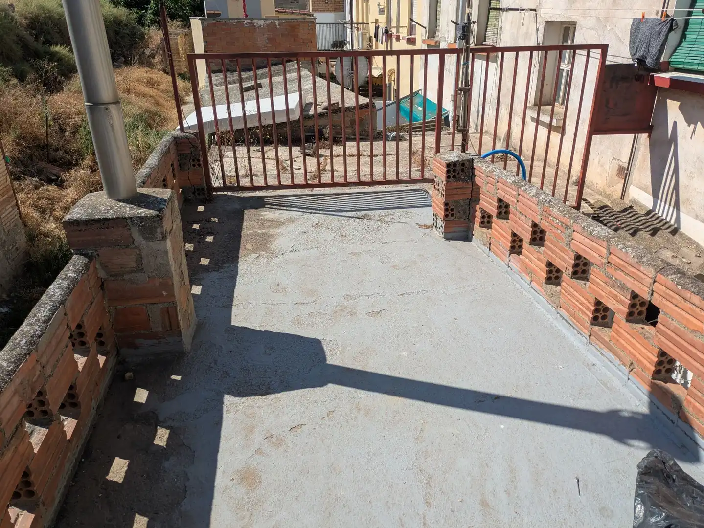 Balcony of Flat for sale in Monzón  with Heating, Private garden and Storage room