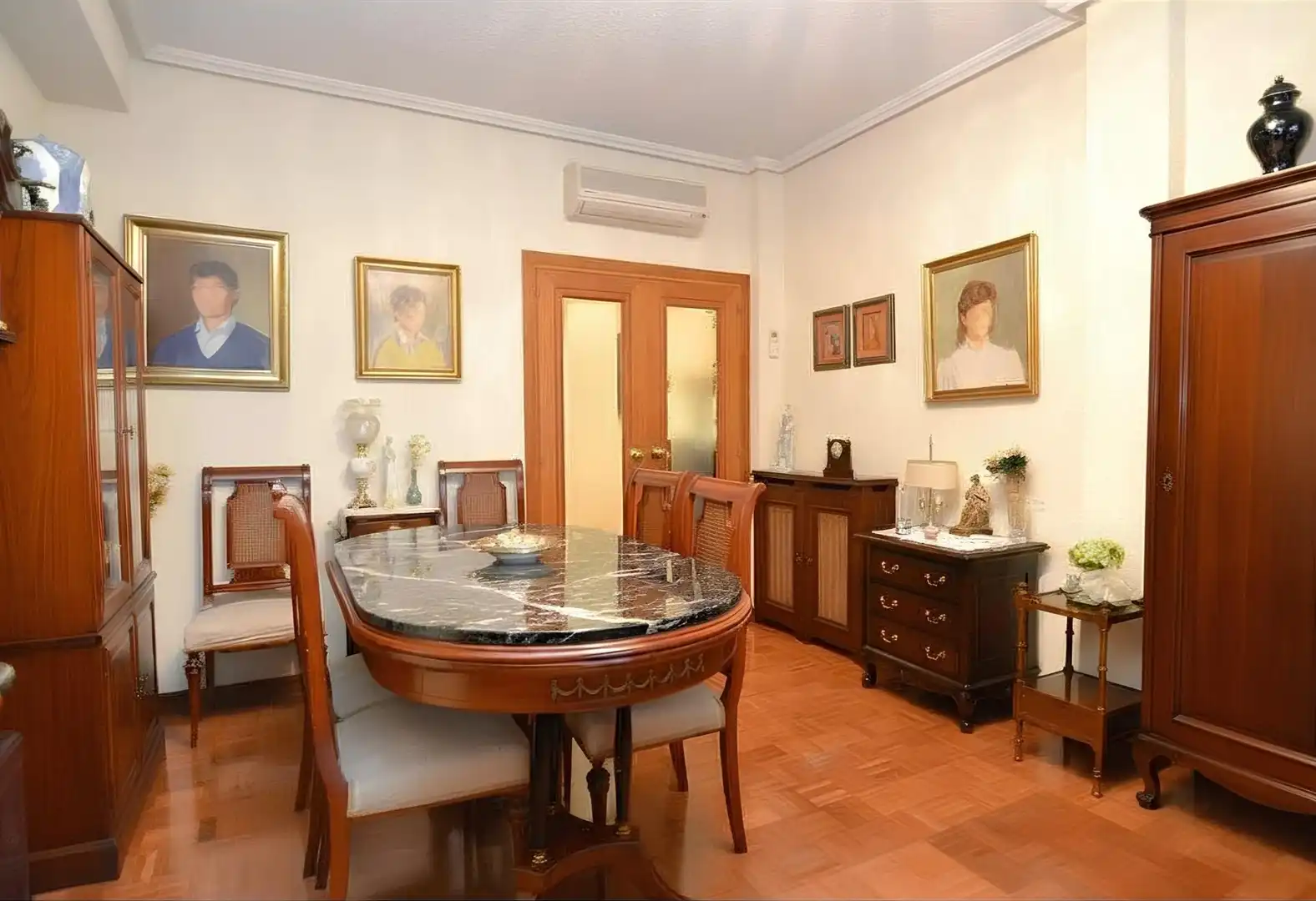Esszimmer von Wohnung zum Verkauf in Madrid mit Heizung und Parkett