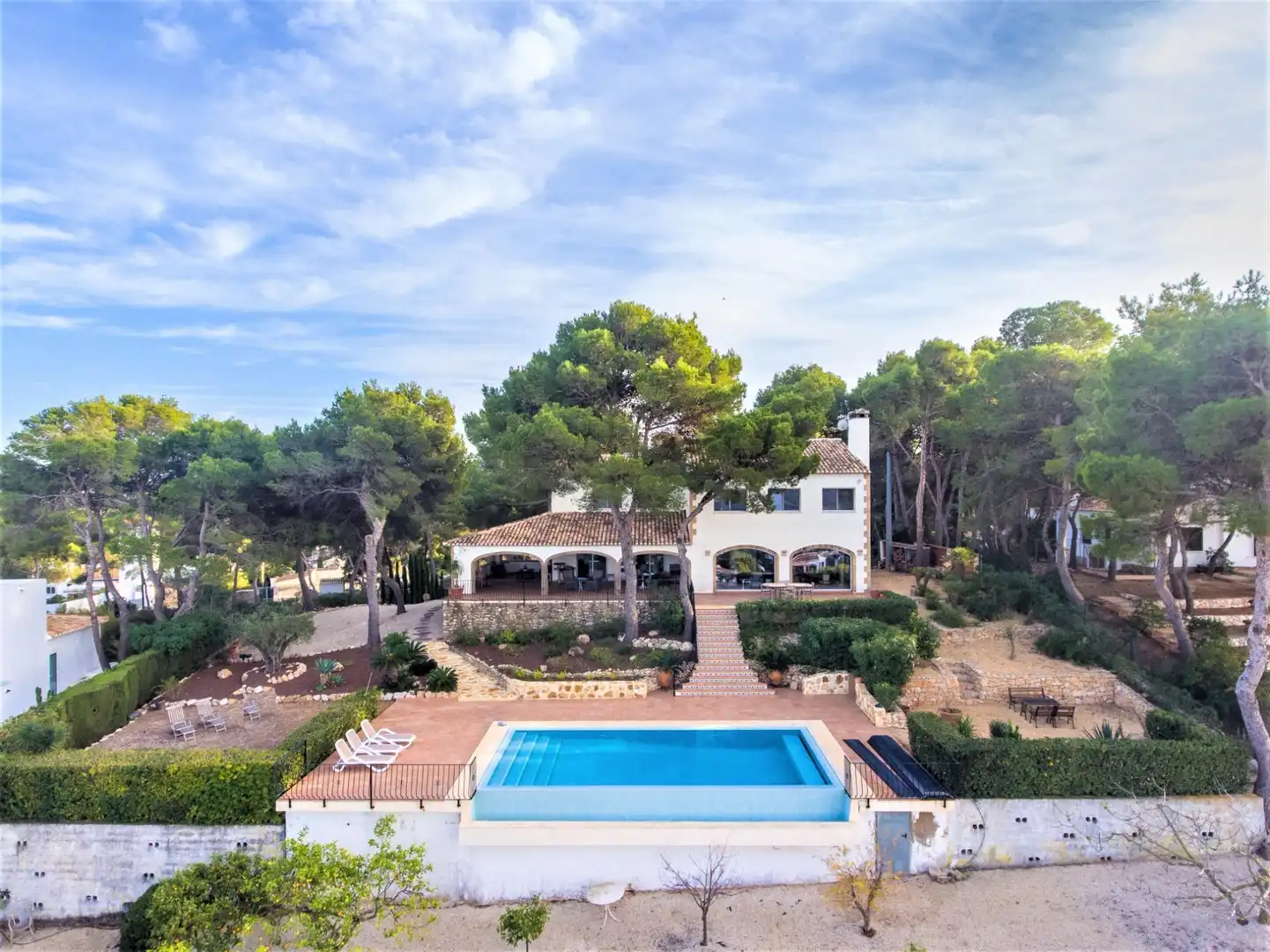 Garden of Houses for sale in Jávea / Xàbia  with Air Conditioner, Private garden and Terrace