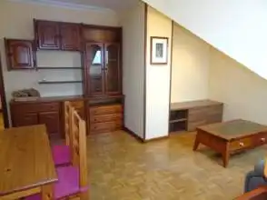 Wohnzimmer von Wohnung zur Miete in Gijón  mit Heizung, Parkett und Möbliert
