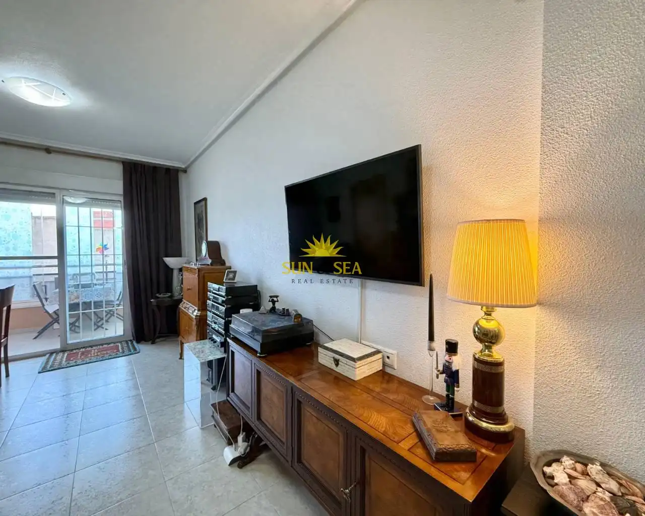Sala de estar de Apartamento en venta en Almoradí con Calefacción, Terraza y Trastero