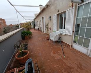 Terrace of Flat for sale in  Madrid Capital  with Heating, Parquet flooring and Terrace