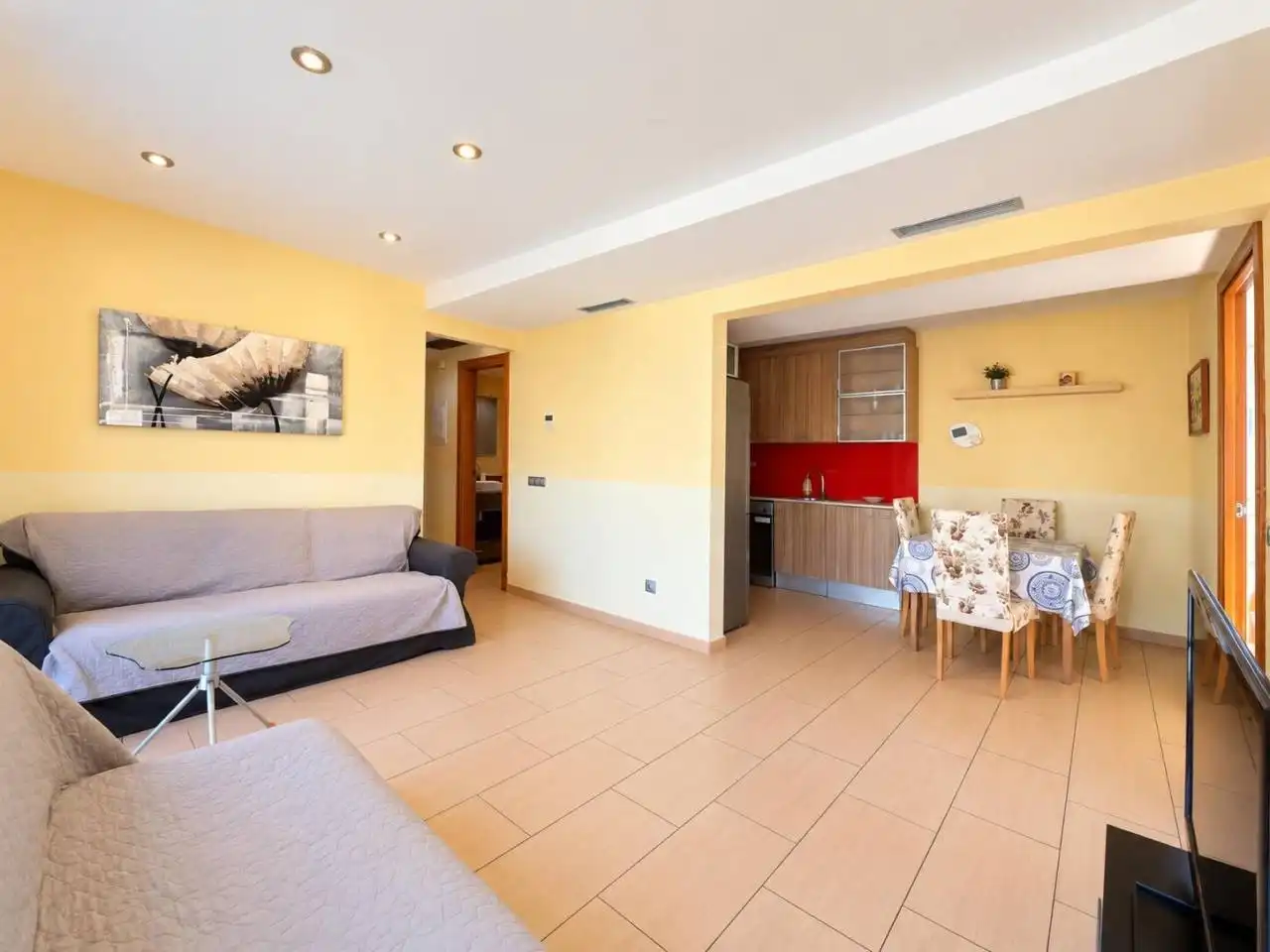 Sala de estar de Ático en venta en Centre
