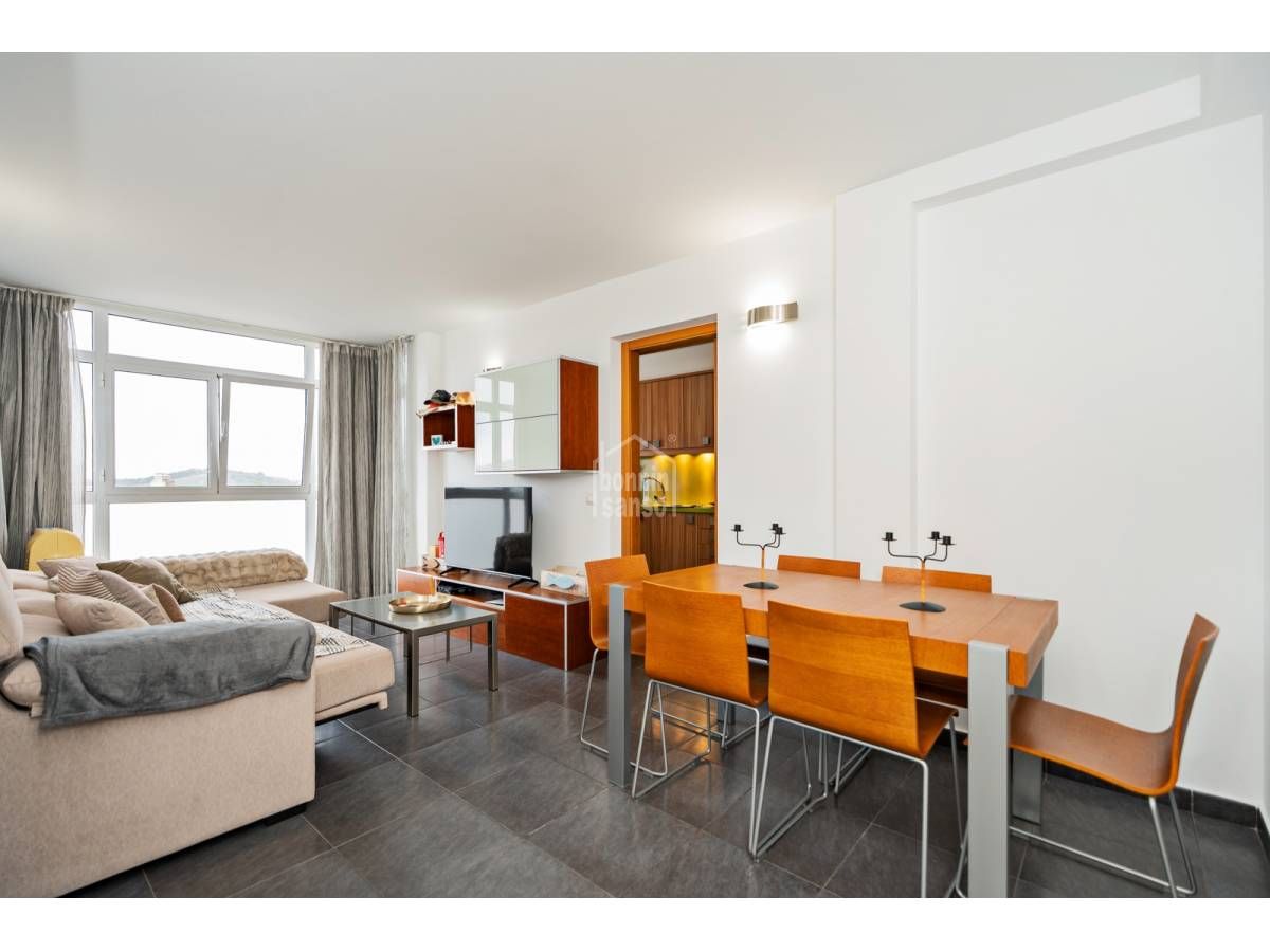 Sala de estar de Apartamento en venta en Es Mercadal con Amueblado