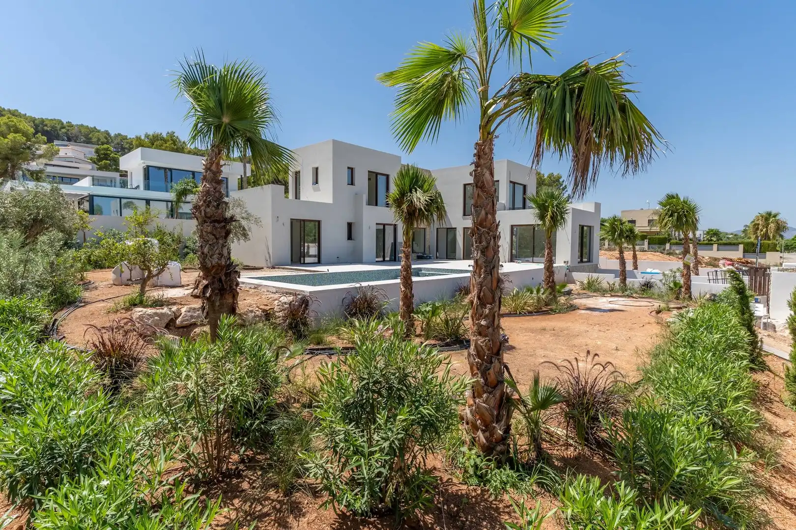 Vista exterior de Casa o xalet en venda en Jávea / Xàbia amb Aire condicionat, Calefacció i Jardí privat
