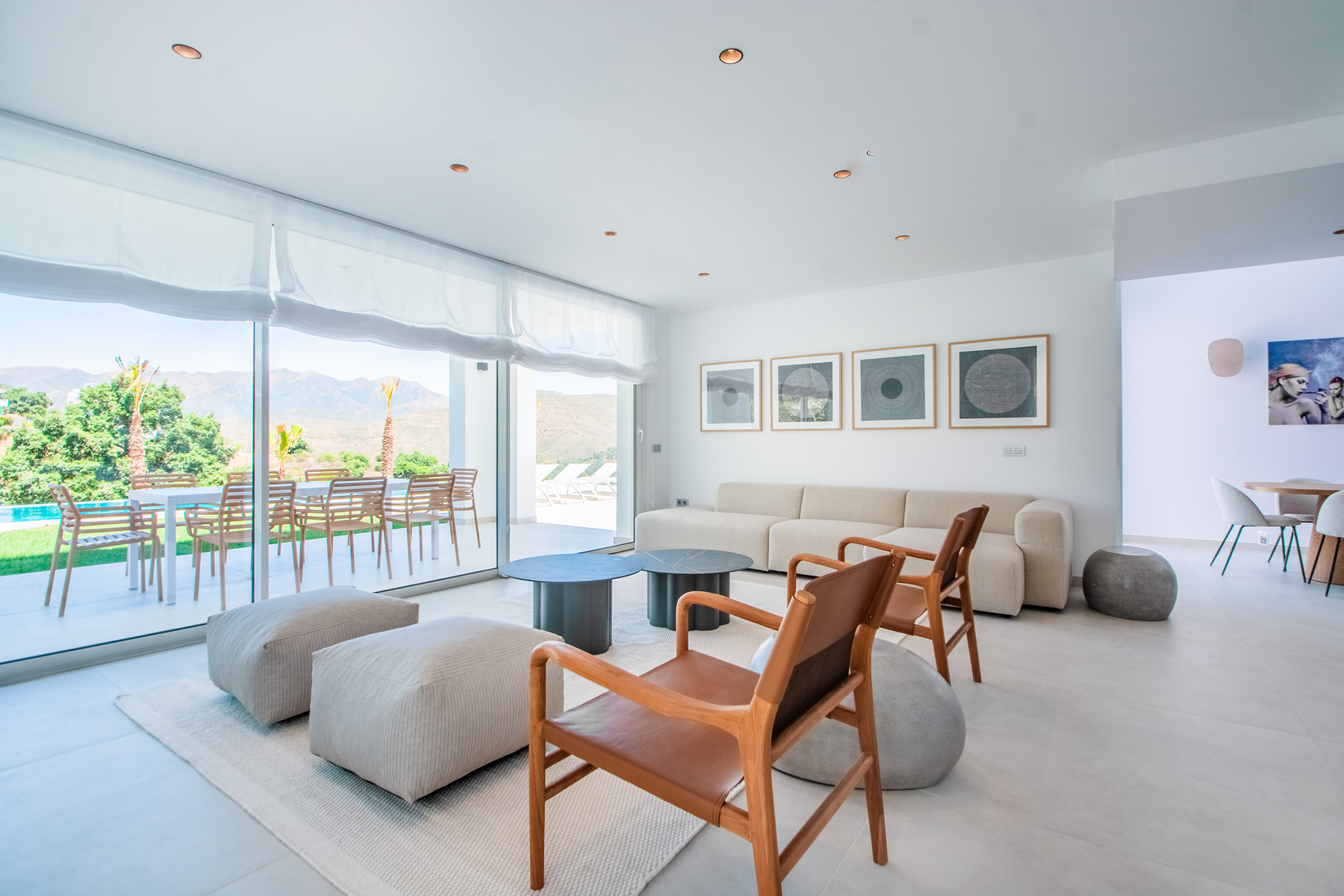 Living room of House or chalet for sale in Ojén  with Air Conditioner, Heating and Private garden