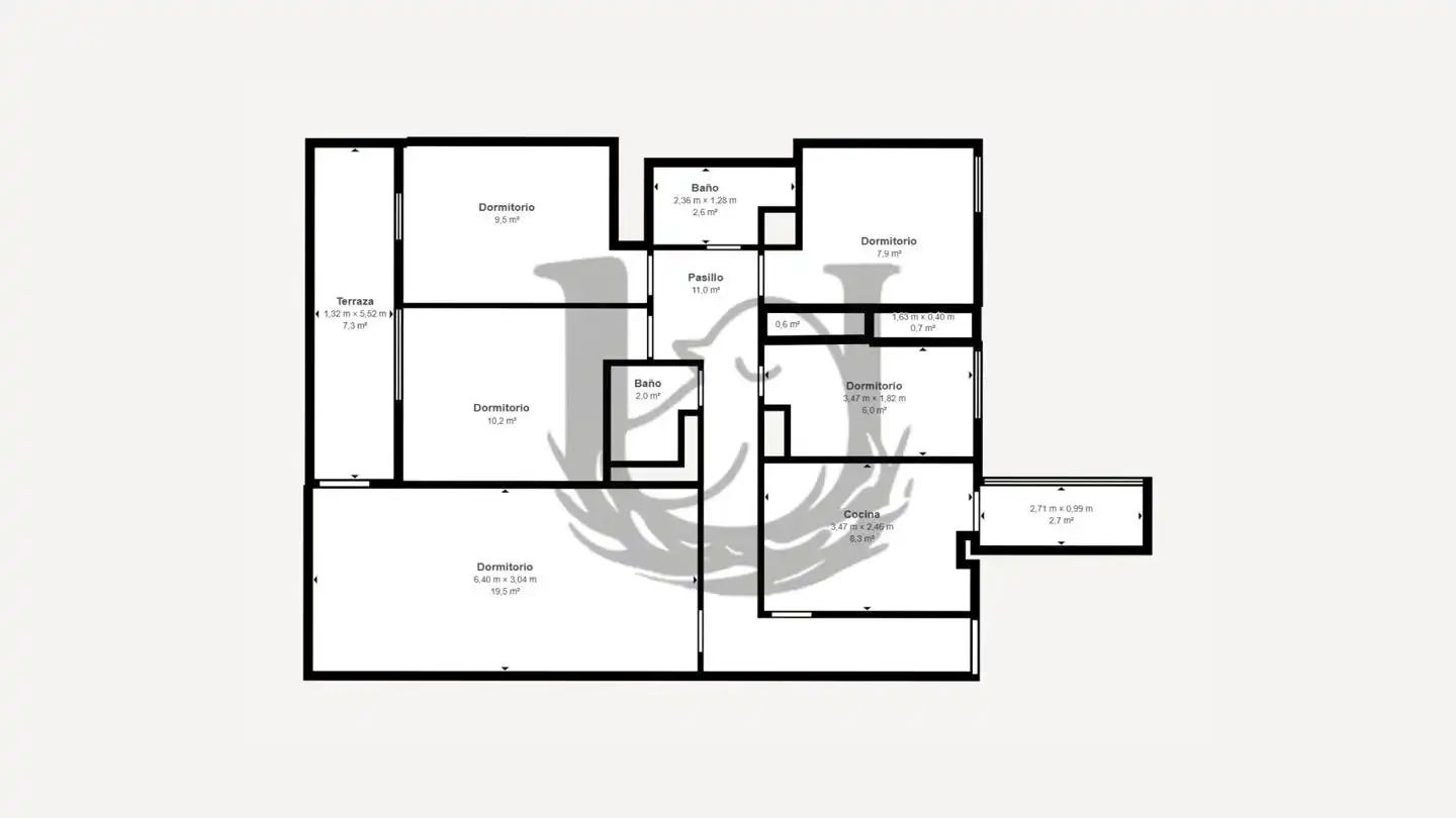 Flat for sale in Silla  with Air Conditioner and Terrace