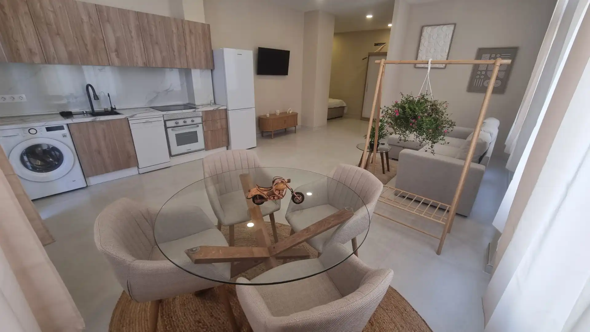 Sala de estar de Estudio en venta en Arona con Aire acondicionado, Amueblado y Horno