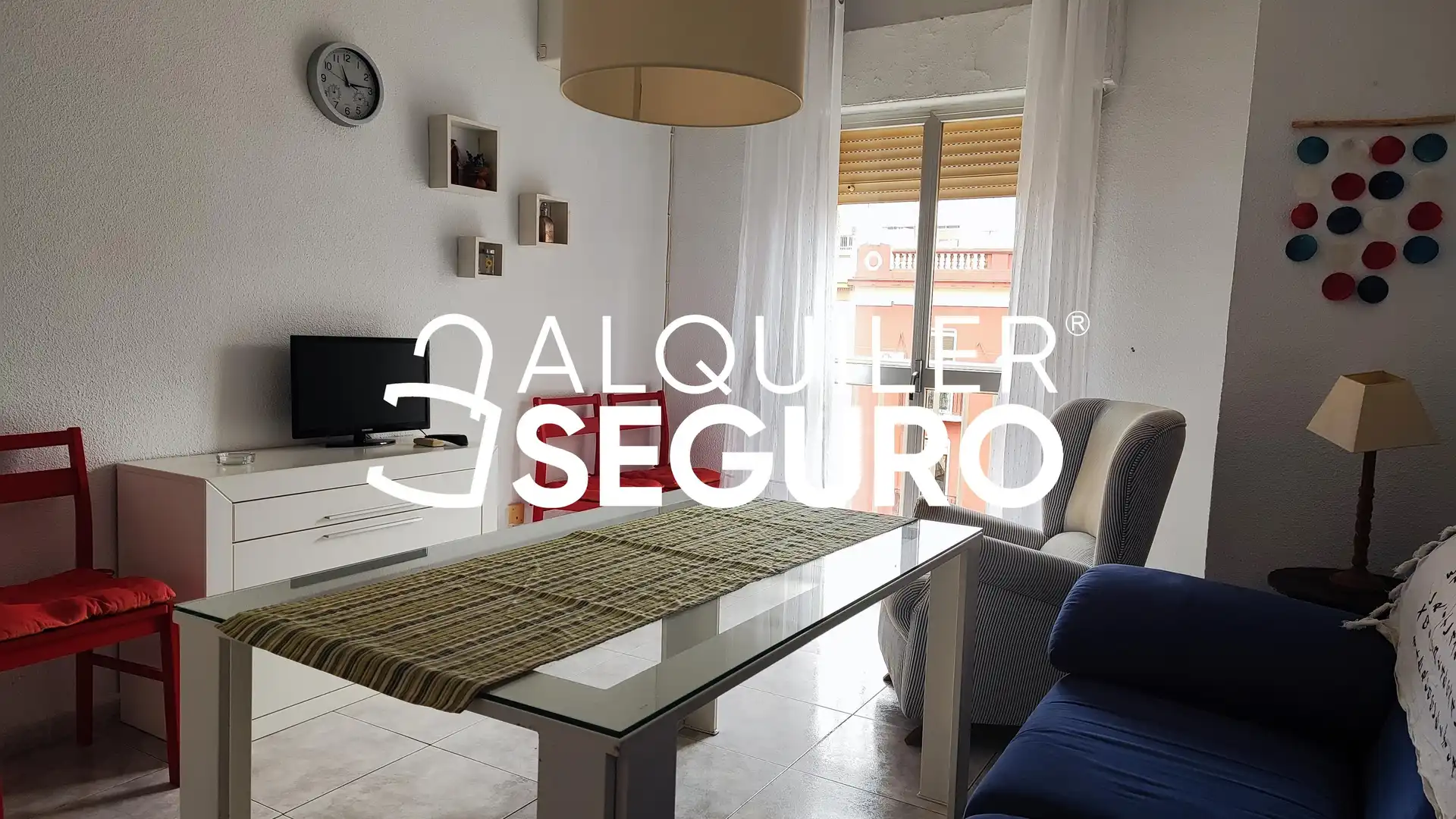 Sala d'estar de Pis de lloguer en Córdoba amb Aire condicionat i Moblat