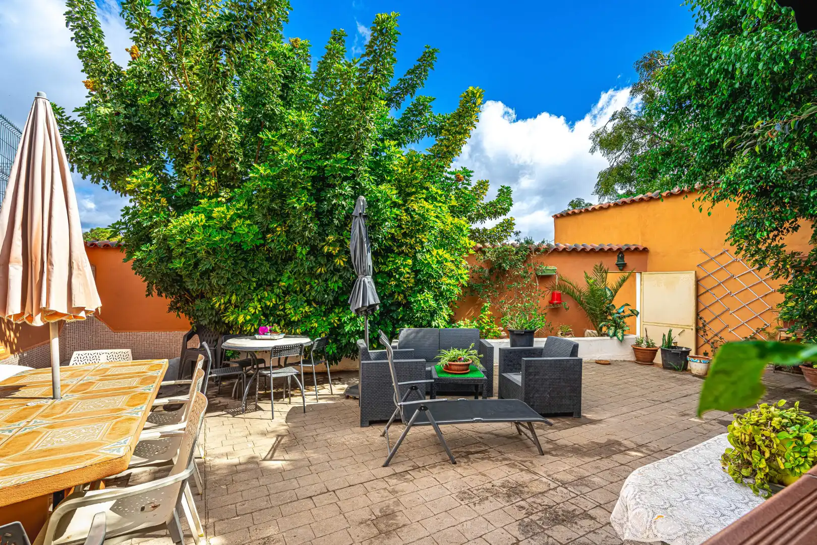 Terraza de Casa adosada en venta en San Cristóbal de la Laguna con Jardín privado, Terraza y Trastero