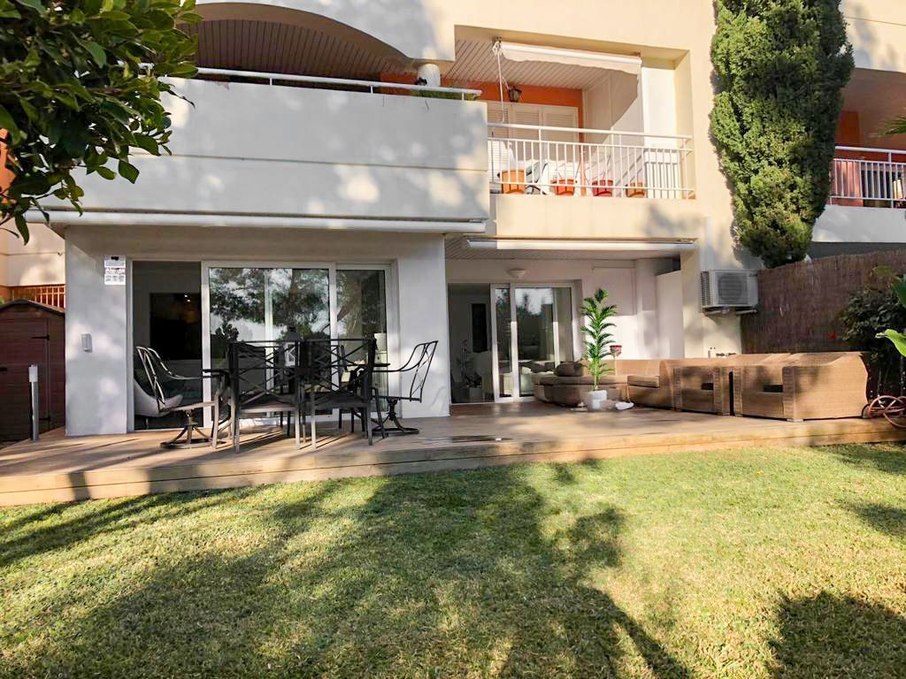 Terrassa de Apartament de lloguer en Calvià amb Aire condicionat, Calefacció i Jardí privat