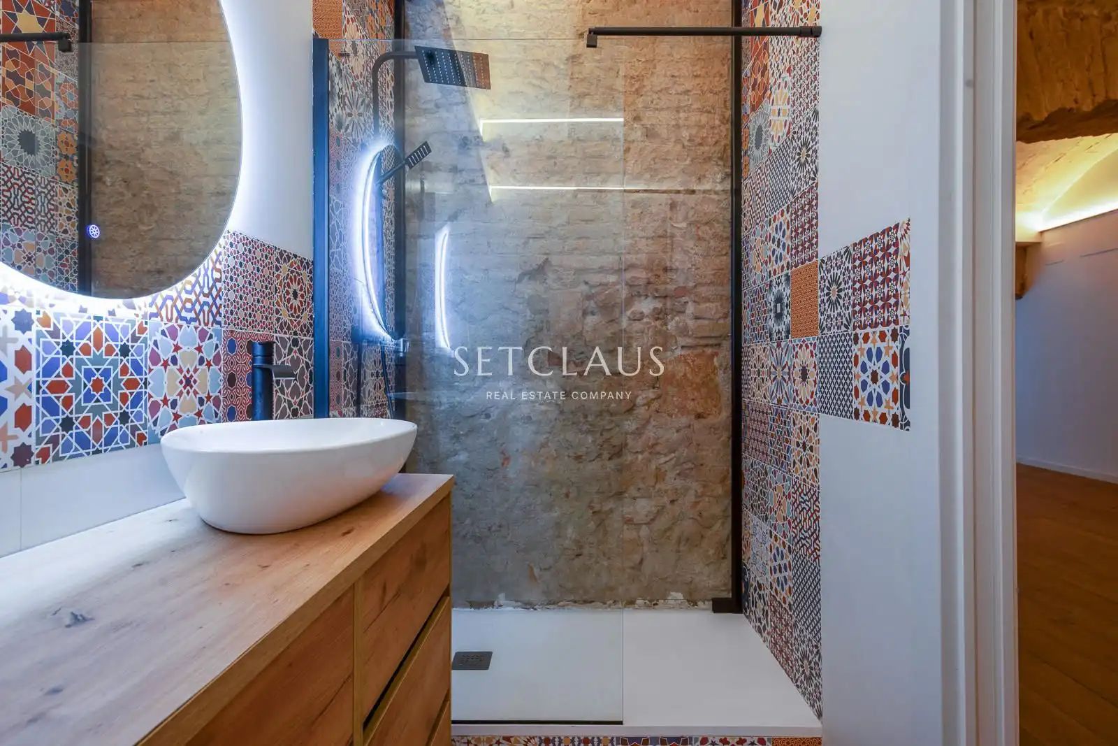 Bany de Dúplex en venda en Barcelona amb Aire condicionat, Calefacció i Parquet