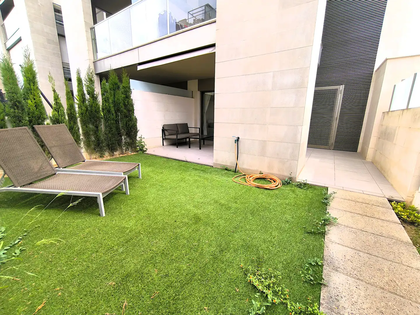 Terraza de Planta baja en venta en  Palma de Mallorca con Aire acondicionado, Calefacción y Jardín privado
