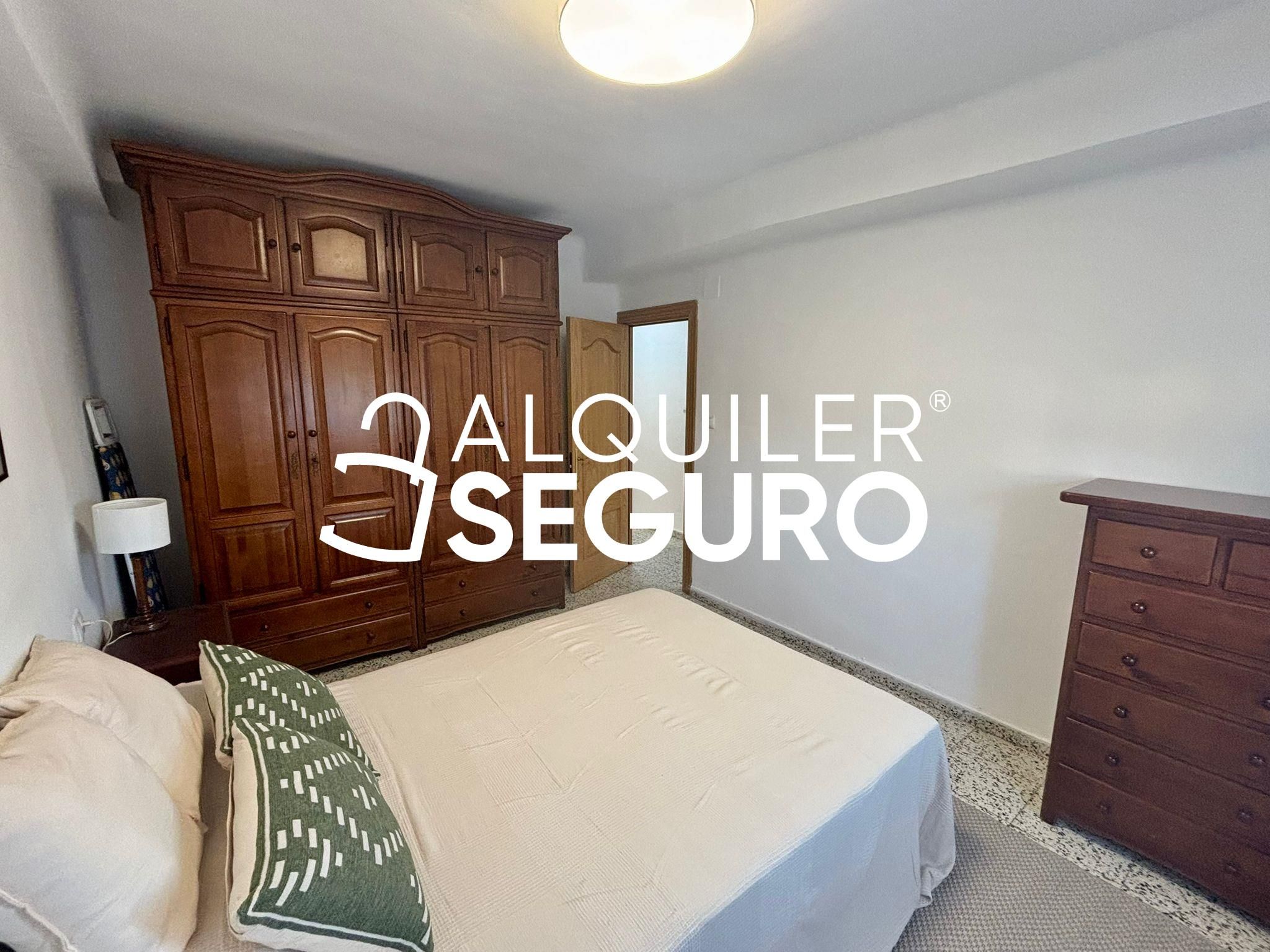 Bedroom of Flat to rent in Málaga Capital  with Furnished