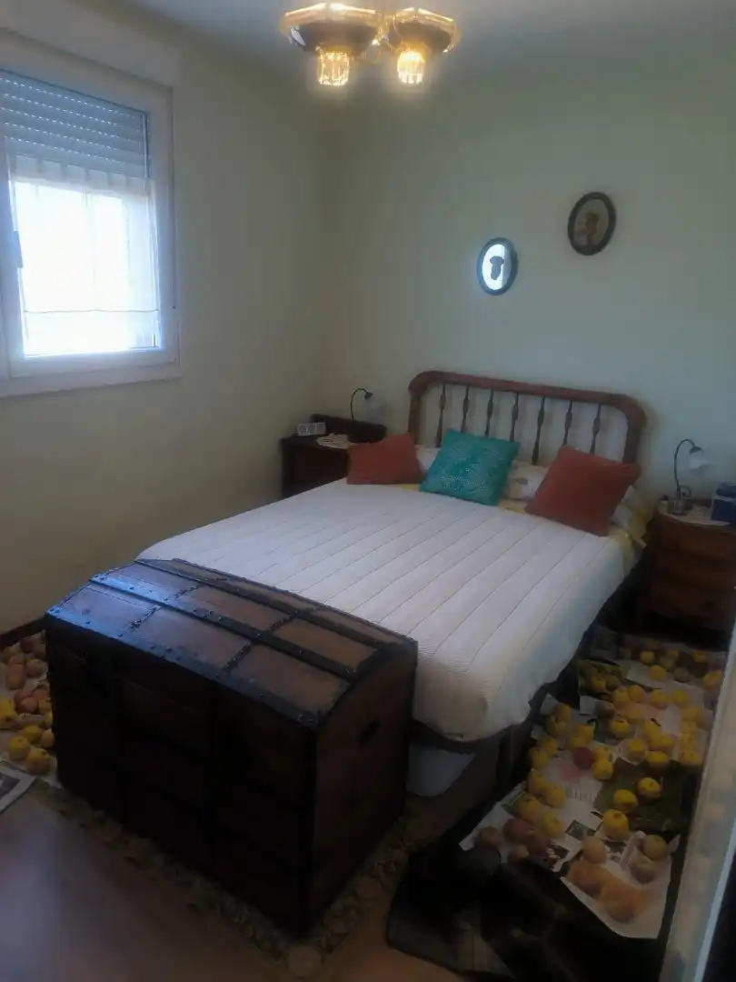 Bedroom of Flat for sale in Villahoz  with Terrace and Furnished