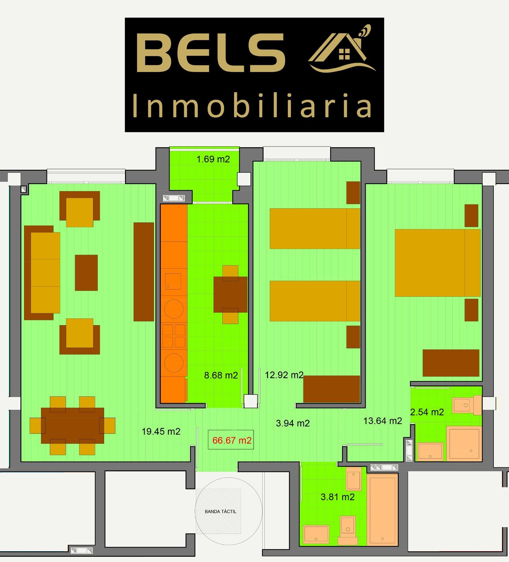 Apartamento en venta en Ponferrada con Calefacción y Terraza