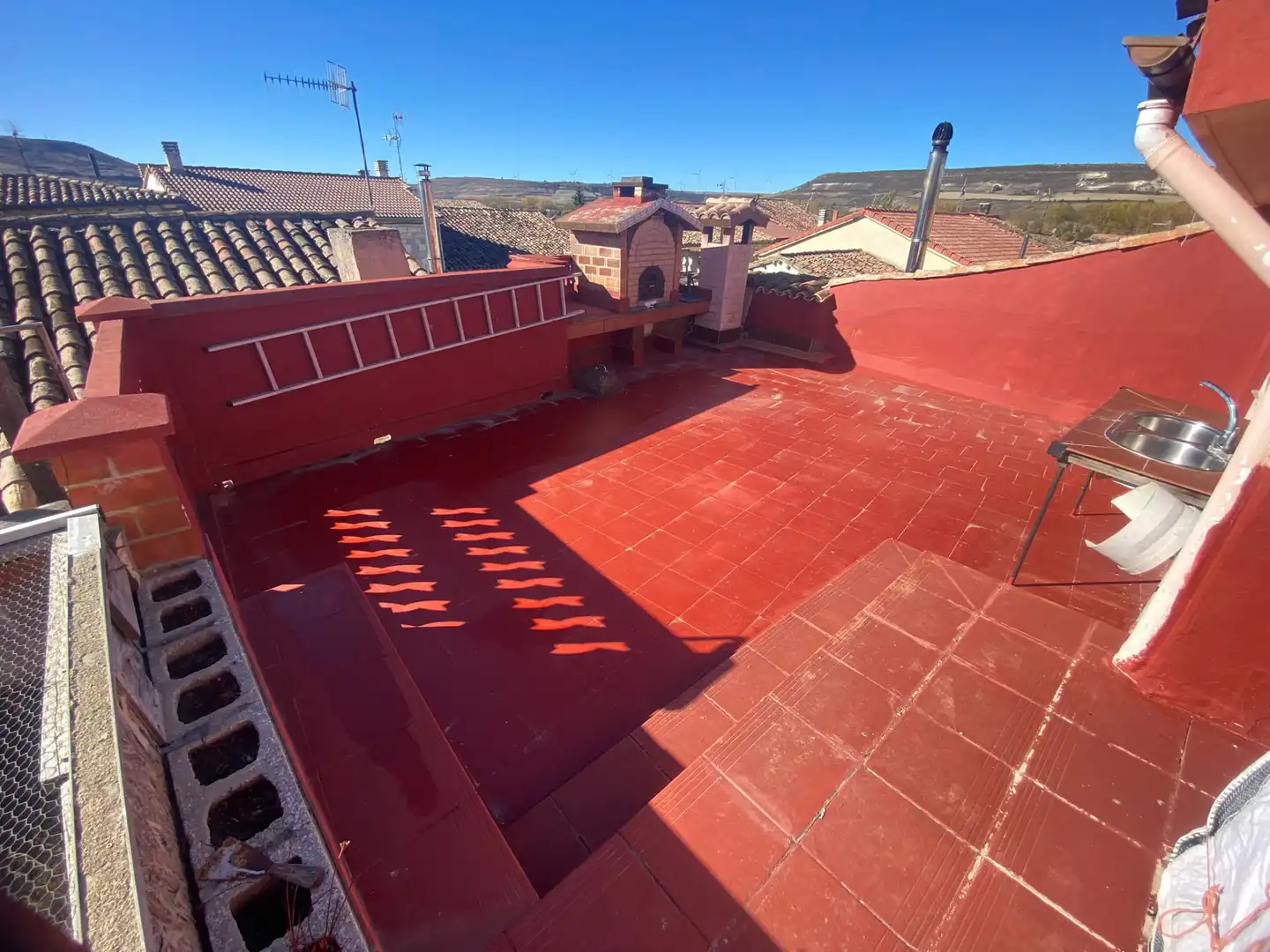 Terraza de Casa adosada en venta en Valle de Santibáñez con Calefacción, Terraza y Trastero