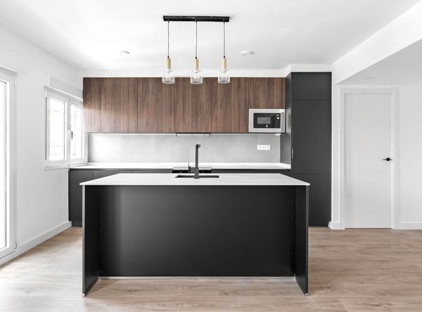 Kitchen of Flat for sale in  Madrid Capital  with Air Conditioner and Heating