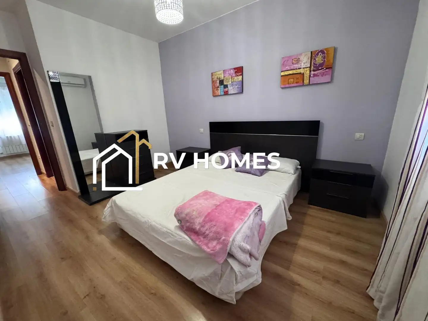 Schlafzimmer von Einfamilien-Reihenhaus zur Miete in Cáceres mit Klimaanlage, Heizung und Abstellraum