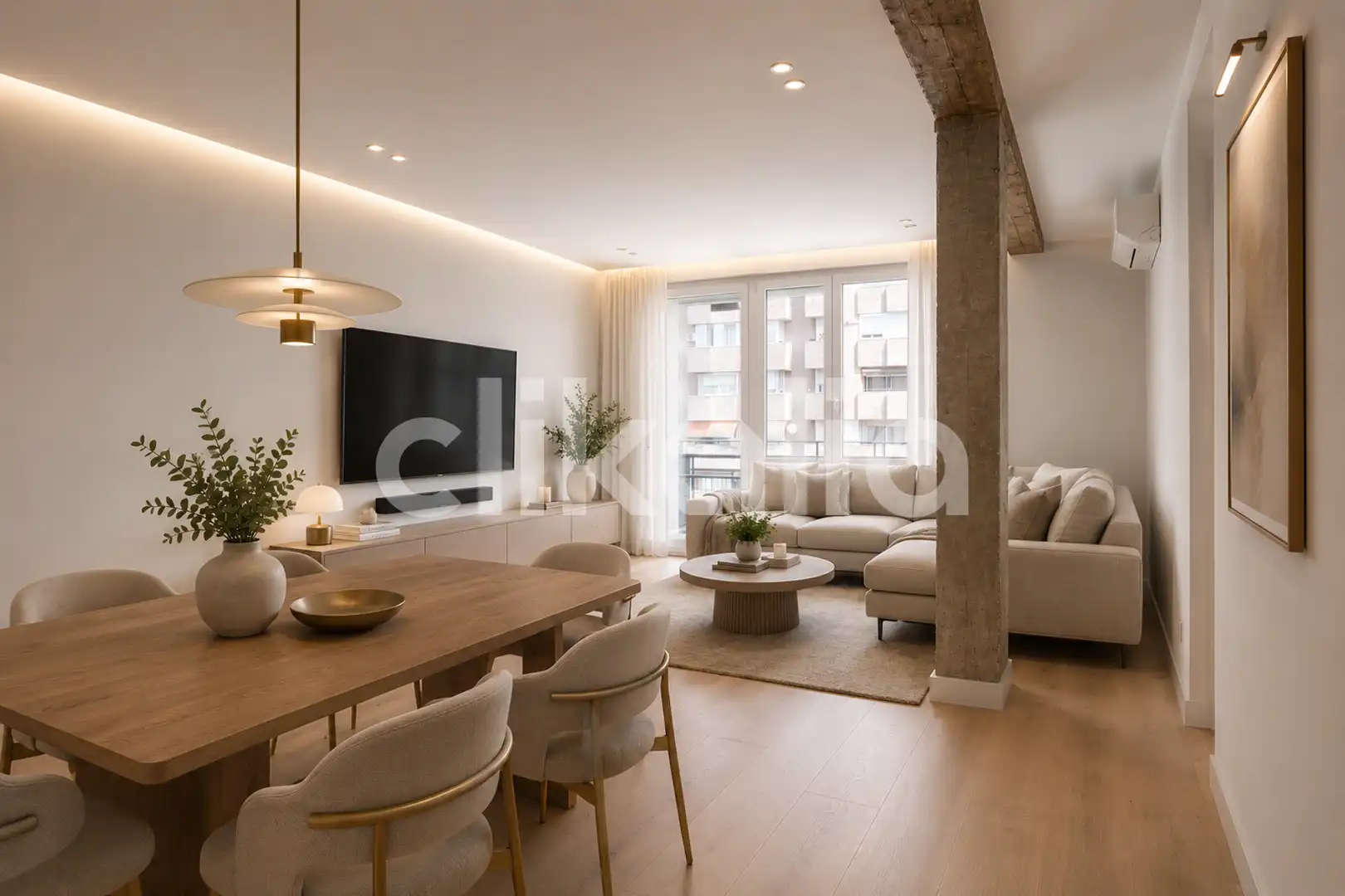 Sala de estar de Piso en venta en Madrid con Aire acondicionado, Calefacción y Jardín privado