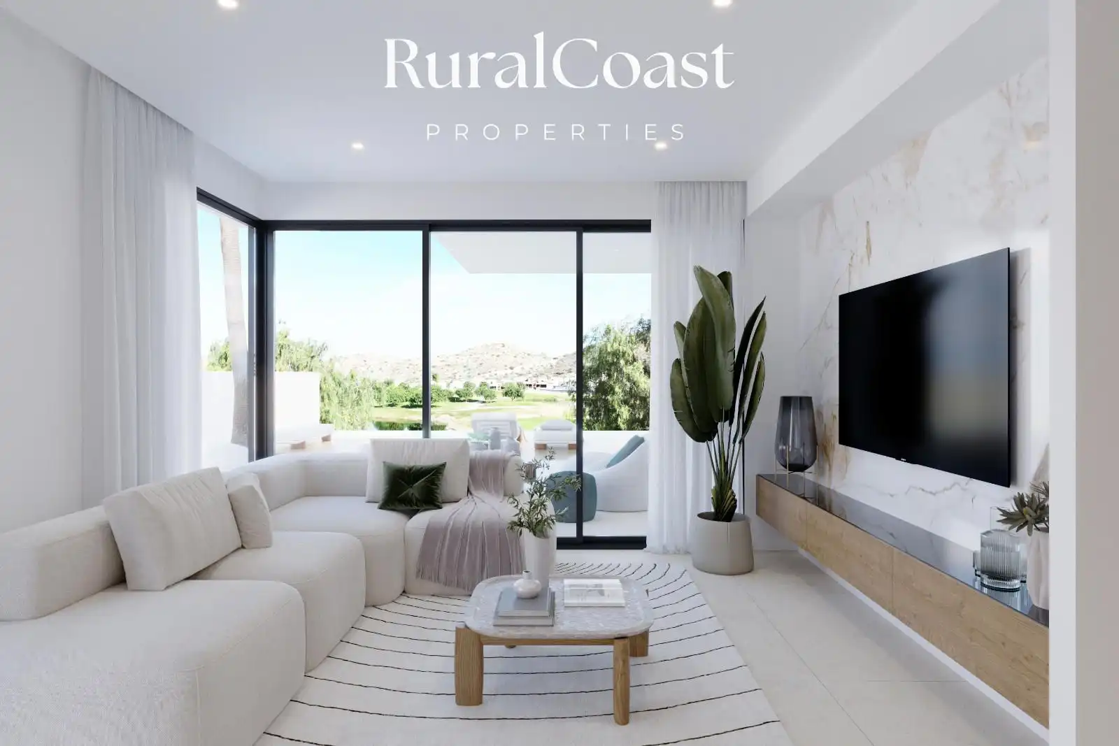 Sala d'estar de Casa o xalet en venda en Alicante / Alacant amb Aire condicionat, Jardí privat i Terrassa