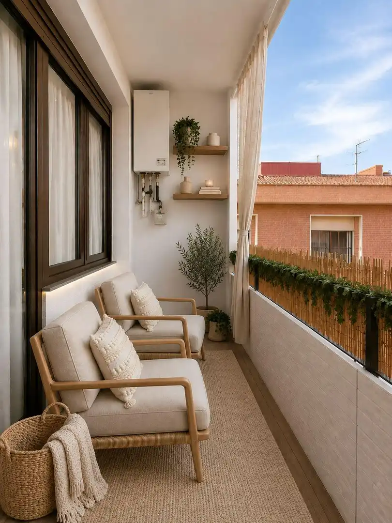 Balcony of Flat for sale in Barakaldo   with Heating, Terrace and Furnished