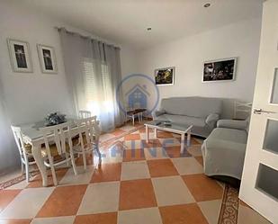 Living room of Flat for sale in Los Blázquez  with Air Conditioner, Terrace and Furnished