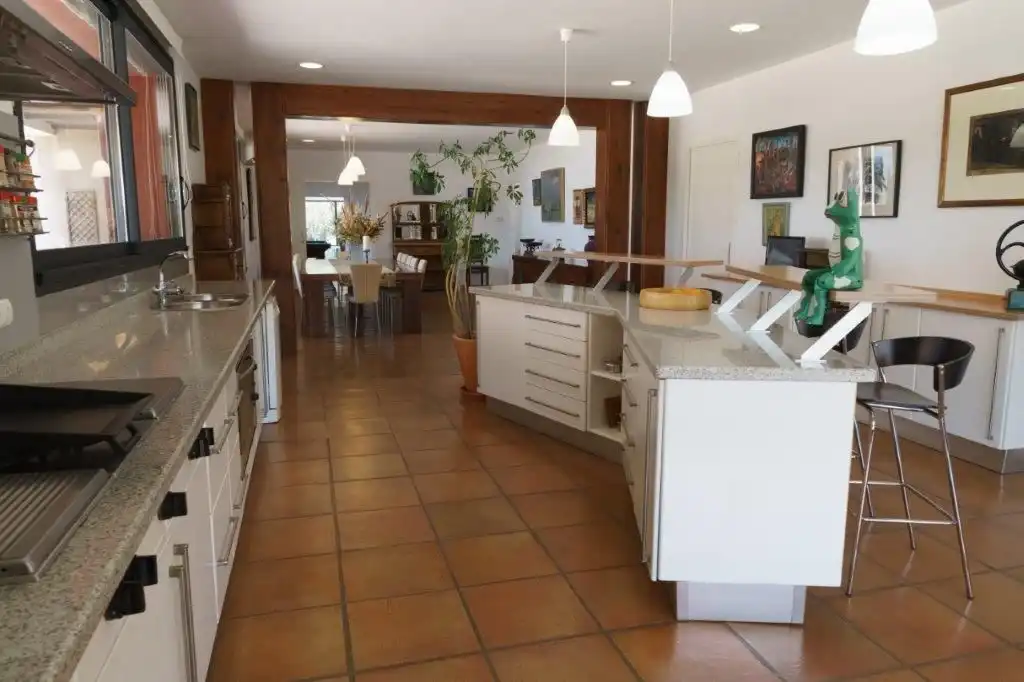 Cocina de Casa o chalet en venta en Santiago-Pontones con Aire acondicionado, Jardín privado y Terraza