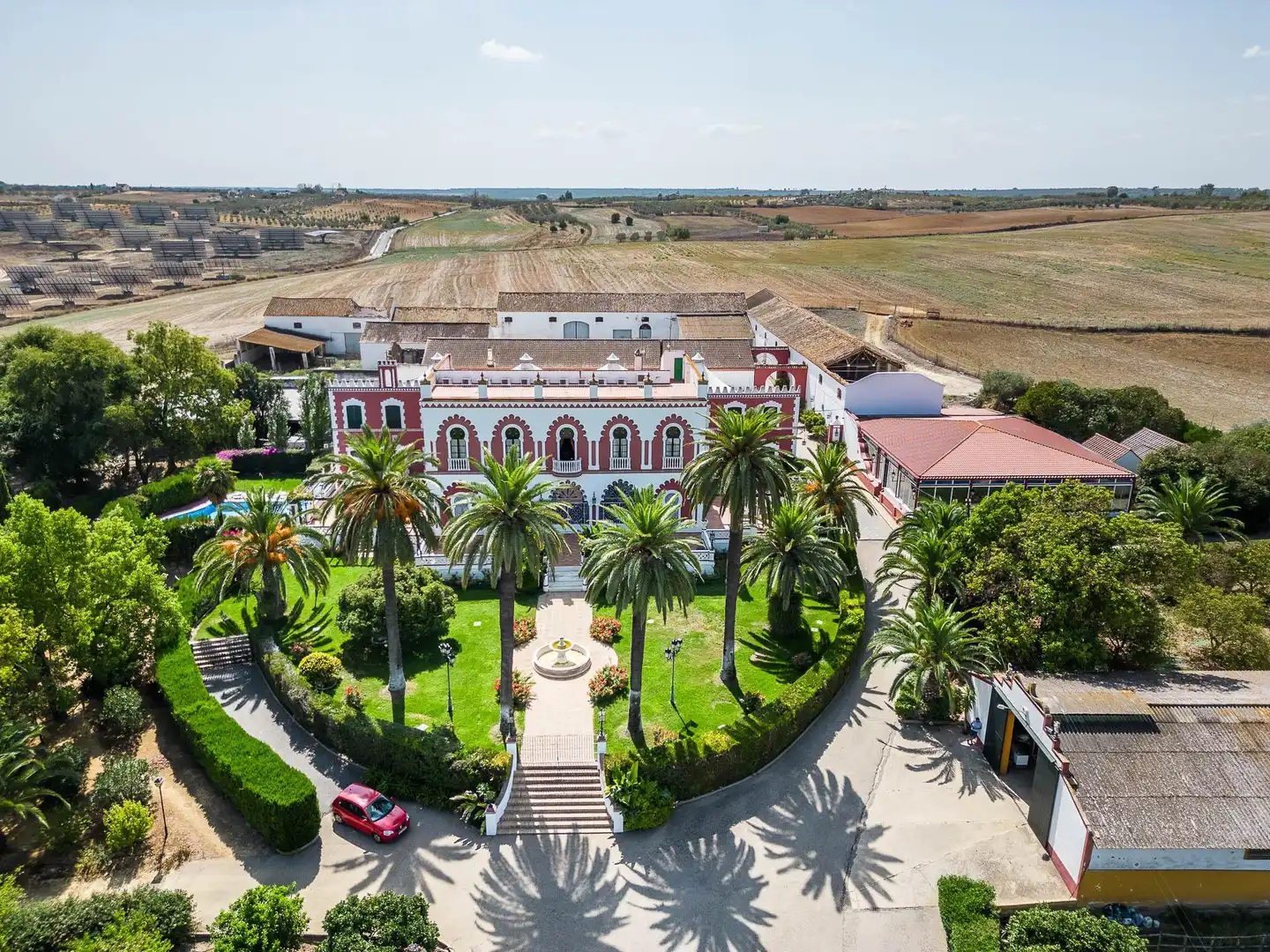 Außenansicht von Country house zum Verkauf in Villalba del Alcor mit Klimaanlage, Privatgarten und Abstellraum