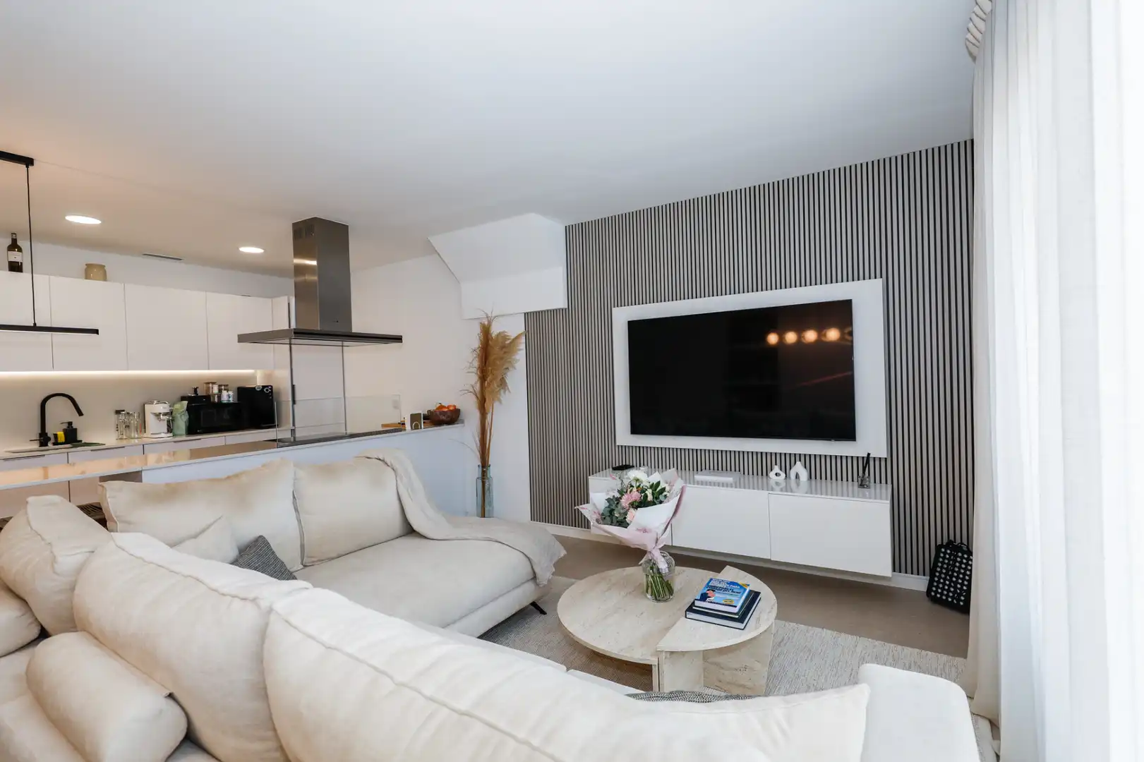 Sala de estar de Piso en venta en Granollers con Aire acondicionado, Jardín privado y Terraza