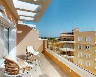 Terrace of Flat for sale in Guardamar del Segura  with Air Conditioner, Private garden and Terrace