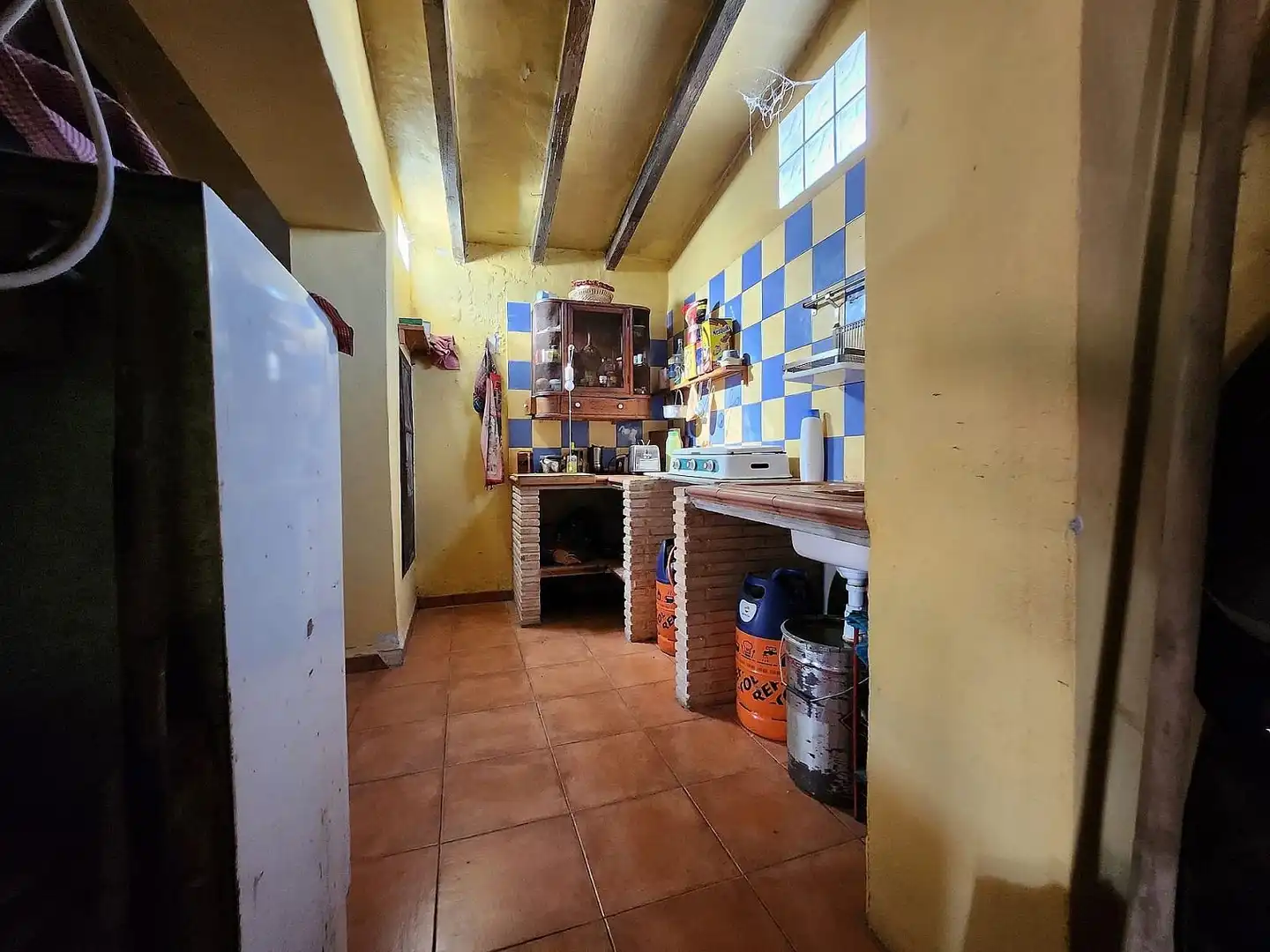 Cocina de Finca rústica en venta en Caudete con Terraza